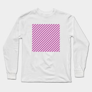 Purple Stripes Long Sleeve T-Shirt